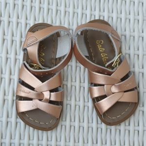 Salt Water leather kids sandals